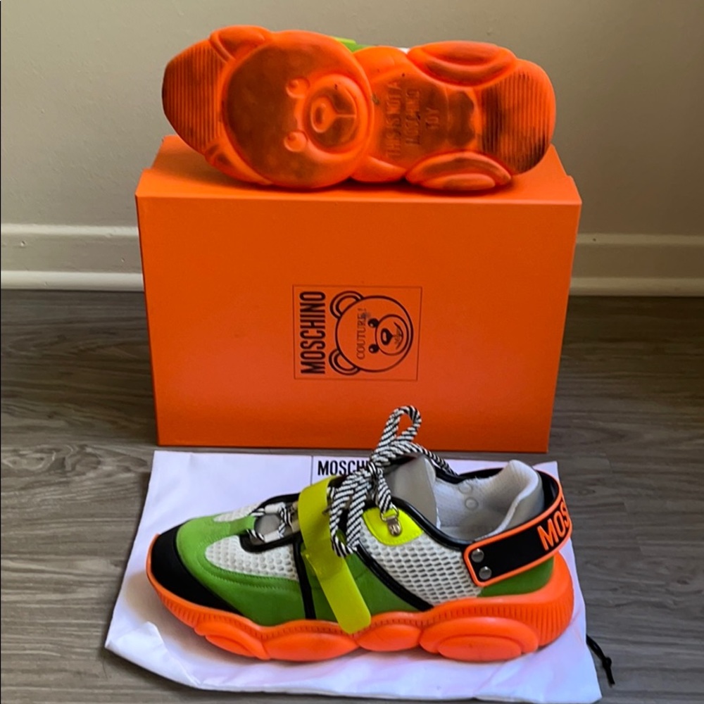 Moschino Neon Teddy Sneaker